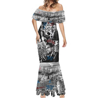 Malcolm X Mermaid Dress Quotes Dates and Black History Activist Theme - Wonder Print Shop