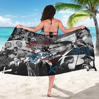 Malcolm X Sarong Quotes Dates and Black History Activist Theme - Wonder Print Shop
