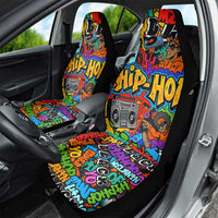 Hip Hop Graffiti Style Car Seat Cover Black Melanin Text and Urban Street Art Design - Wonder Print Shop
