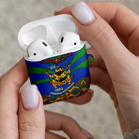 Indigenous Regions of Panama Embera-Wounaan AirPods Case Frog Graphic and Indigenous Pattern Guardians of the Forest - Wonder Print Shop