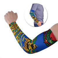 Indigenous Regions of Panama Embera-Wounaan Arm Sleeves Frog Graphic and Indigenous Pattern Guardians of the Forest - Wonder Print Shop