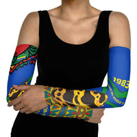 Indigenous Regions of Panama Embera-Wounaan Arm Sleeves Frog Graphic and Indigenous Pattern Guardians of the Forest - Wonder Print Shop