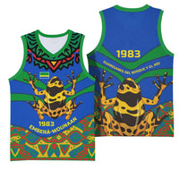 Indigenous Regions of Panama Embera-Wounaan Basketball Jersey Frog Graphic and Indigenous Pattern Guardians of the Forest - Wonder Print Shop