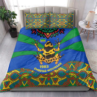 Indigenous Regions of Panama Embera-Wounaan Bedding Set Frog Graphic and Indigenous Pattern Guardians of the Forest - Wonder Print Shop