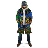 Indigenous Regions of Panama Embera-Wounaan Cloak Frog Graphic and Indigenous Pattern Guardians of the Forest - Wonder Print Shop