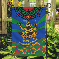 Indigenous Regions of Panama Embera-Wounaan Garden Flag Frog Graphic and Indigenous Pattern Guardians of the Forest - Wonder Print Shop
