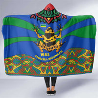 Indigenous Regions of Panama Embera-Wounaan Hooded Blanket Frog Graphic and Indigenous Pattern Guardians of the Forest - Wonder Print Shop