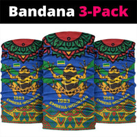 Indigenous Regions of Panama Embera-Wounaan Neck Gaiter Frog Graphic and Indigenous Pattern Guardians of the Forest - Wonder Print Shop