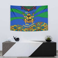 Indigenous Regions of Panama Embera-Wounaan Tapestry Frog Graphic and Indigenous Pattern Guardians of the Forest - Wonder Print Shop