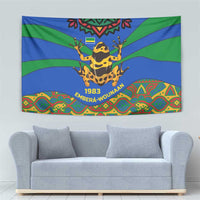 Indigenous Regions of Panama Embera-Wounaan Tapestry Frog Graphic and Indigenous Pattern Guardians of the Forest - Wonder Print Shop
