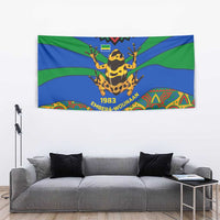 Indigenous Regions of Panama Embera-Wounaan Tapestry Frog Graphic and Indigenous Pattern Guardians of the Forest - Wonder Print Shop
