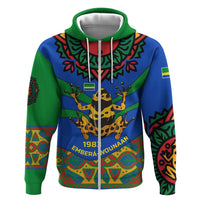 Indigenous Regions of Panama Embera-Wounaan Zip Hoodie Frog Graphic and Indigenous Pattern Guardians of the Forest - Wonder Print Shop
