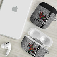 Indigenous Regions of Panama Guna de Madungandí AirPods Case with Colorful Turtle and Black White Geometric Pattern - Wonder Print Shop