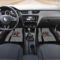 Indigenous Regions of Panama Guna de Madungandí Car Mats with Colorful Turtle and Black White Geometric Pattern - Wonder Print Shop