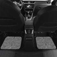Indigenous Regions of Panama Guna de Madungandí Car Mats with Colorful Turtle and Black White Geometric Pattern - Wonder Print Shop