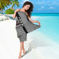 Indigenous Regions of Panama Guna de Madungandí Sarong with Colorful Turtle and Black White Geometric Pattern - Wonder Print Shop