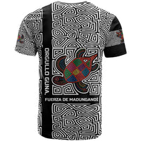 Indigenous Regions of Panama Guna de Madungandí T Shirt with Colorful Turtle and Black White Geometric Pattern - Wonder Print Shop