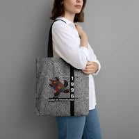 Indigenous Regions of Panama Guna de Madungandí Tote Bag with Colorful Turtle and Black White Geometric Pattern - Wonder Print Shop