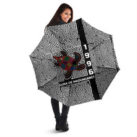 Indigenous Regions of Panama Guna de Madungandí Umbrella with Colorful Turtle and Black White Geometric Pattern - Wonder Print Shop