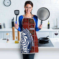 Indigenous Regions of Panama Guna de Wargandí Apron with Tribal Pattern and Blue White Nature and People - Wonder Print Shop