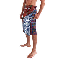 Indigenous Regions of Panama Guna de Wargandí Lavalava with Tribal Pattern and Blue White Nature and People - Wonder Print Shop