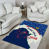 Indigenous Regions of Panama Guna Yala Area Rug with Regional Map Lobster Graphic and Coral Pattern 1938 - Wonder Print Shop