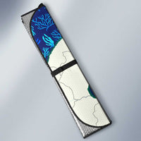 Indigenous Regions of Panama Guna Yala Auto Sun Shade with Regional Map Lobster Graphic and Coral Pattern 1938 - Wonder Print Shop