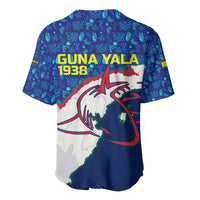 Indigenous Regions of Panama Guna Yala Baseball Jersey with Regional Map Lobster Graphic and Coral Pattern 1938 - Wonder Print Shop