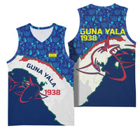 Indigenous Regions of Panama Guna Yala Basketball Jersey with Regional Map Lobster Graphic and Coral Pattern 1938 - Wonder Print Shop