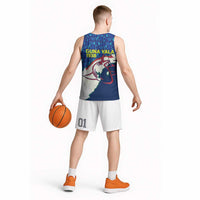 Indigenous Regions of Panama Guna Yala Basketball Jersey with Regional Map Lobster Graphic and Coral Pattern 1938 - Wonder Print Shop