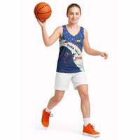 Indigenous Regions of Panama Guna Yala Basketball Jersey with Regional Map Lobster Graphic and Coral Pattern 1938 - Wonder Print Shop