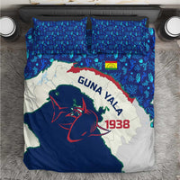 Indigenous Regions of Panama Guna Yala Bedding Set with Regional Map Lobster Graphic and Coral Pattern 1938 - Wonder Print Shop