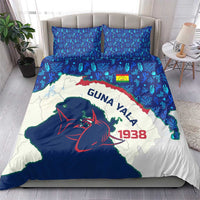 Indigenous Regions of Panama Guna Yala Bedding Set with Regional Map Lobster Graphic and Coral Pattern 1938 - Wonder Print Shop