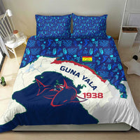 Indigenous Regions of Panama Guna Yala Bedding Set with Regional Map Lobster Graphic and Coral Pattern 1938 - Wonder Print Shop