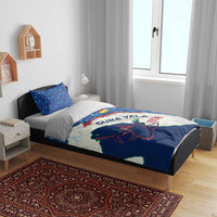 Indigenous Regions of Panama Guna Yala Bedding Set with Regional Map Lobster Graphic and Coral Pattern 1938 - Wonder Print Shop