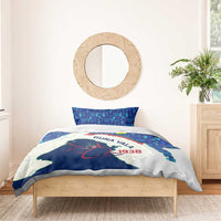 Indigenous Regions of Panama Guna Yala Bedding Set with Regional Map Lobster Graphic and Coral Pattern 1938 - Wonder Print Shop