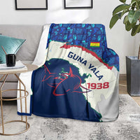 Indigenous Regions of Panama Guna Yala Blanket with Regional Map Lobster Graphic and Coral Pattern 1938 - Wonder Print Shop