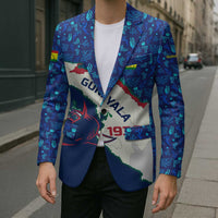 Indigenous Regions of Panama Guna Yala Blazer with Regional Map Lobster Graphic and Coral Pattern 1938 - Wonder Print Shop