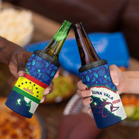 Indigenous Regions of Panama Guna Yala 4 in 1 Can Cooler Tumbler with Regional Map Lobster Graphic and Coral Pattern 1938 - Wonder Print Shop