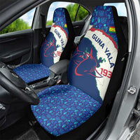 Indigenous Regions of Panama Guna Yala Car Seat Cover with Regional Map Lobster Graphic and Coral Pattern 1938 - Wonder Print Shop