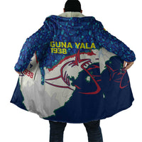 Indigenous Regions of Panama Guna Yala Cloak with Regional Map Lobster Graphic and Coral Pattern 1938 - Wonder Print Shop