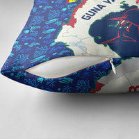 Indigenous Regions of Panama Guna Yala Pillow Cover with Regional Map Lobster Graphic and Coral Pattern 1938 - Wonder Print Shop