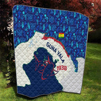 Indigenous Regions of Panama Guna Yala Quilt with Regional Map Lobster Graphic and Coral Pattern 1938 - Wonder Print Shop