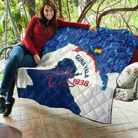 Indigenous Regions of Panama Guna Yala Quilt with Regional Map Lobster Graphic and Coral Pattern 1938 - Wonder Print Shop