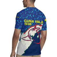 Indigenous Regions of Panama Guna Yala Rugby Jersey with Regional Map Lobster Graphic and Coral Pattern 1938 - Wonder Print Shop