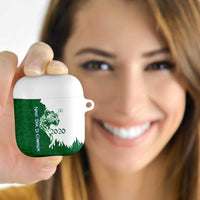 Indigenous Regions of Panama Naso Tjer Di Comarca AirPods Case with Jaguar Graphic and Green White Territory and Life 2020 - Wonder Print Shop