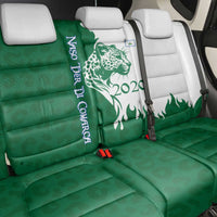 Indigenous Regions of Panama Naso Tjer Di Comarca Back Car Seat Cover with Jaguar Graphic and Green White Territory and Life 2020 - Wonder Print Shop