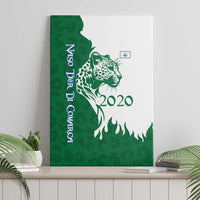 Indigenous Regions of Panama Naso Tjer Di Comarca Canvas Wall Art with Jaguar Graphic and Green White Territory and Life 2020 - Wonder Print Shop