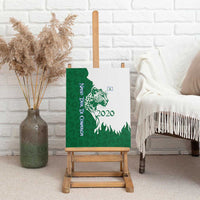 Indigenous Regions of Panama Naso Tjer Di Comarca Canvas Wall Art with Jaguar Graphic and Green White Territory and Life 2020 - Wonder Print Shop