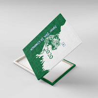 Indigenous Regions of Panama Naso Tjer Di Comarca Canvas Wall Art with Jaguar Graphic and Green White Territory and Life 2020 - Wonder Print Shop